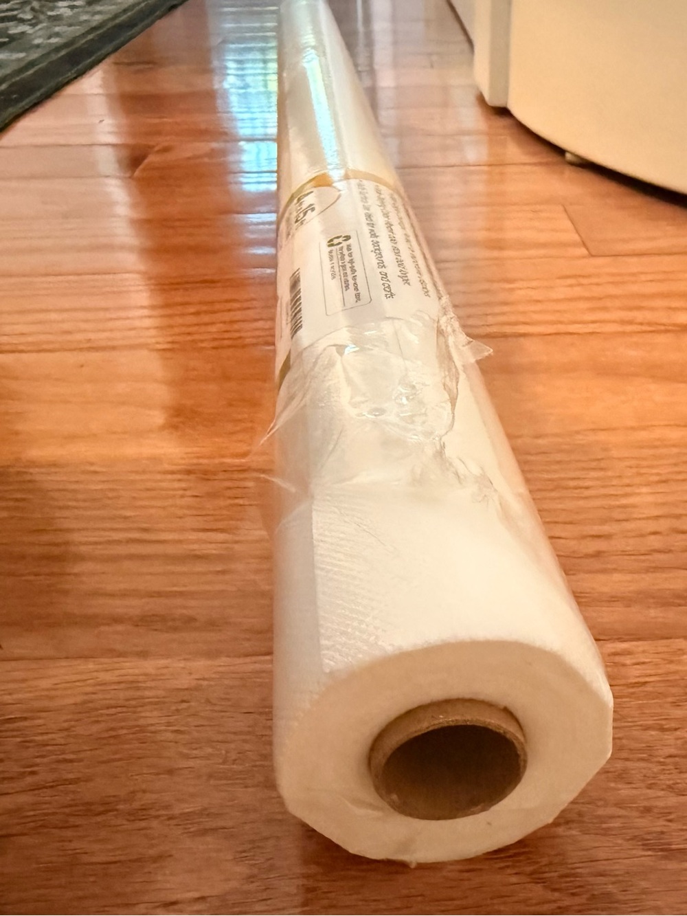 4ft x 15ft White Bulletin Board Fabric Roll
